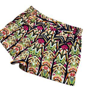 VTG ZOA NEW YORK Bright Colorful Psychedelic Boho Short Shorts  SZ 4